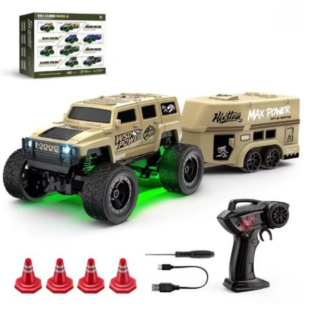 Mini Coche Todoterreno RC 1/64