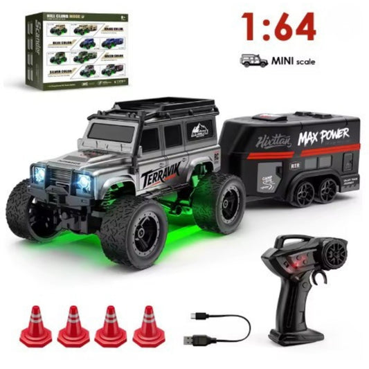 Mini Coche Todoterreno RC 1/64