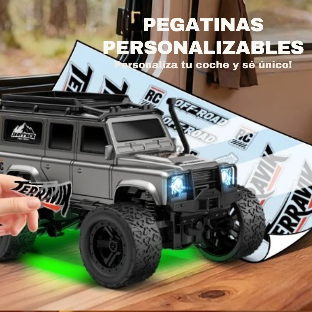 Mini Coche Todoterreno RC 1/64